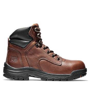 Timberland PRO TiTAN 6" Alloy Toe - Bordove Pracovne Cizmy Damske, TB0570X